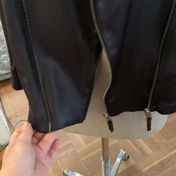 VENTO milano high end Italian top designer black bomber jacket - Picture 12 of 16